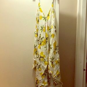 summer dress. Can be worn alone or as a coverup.